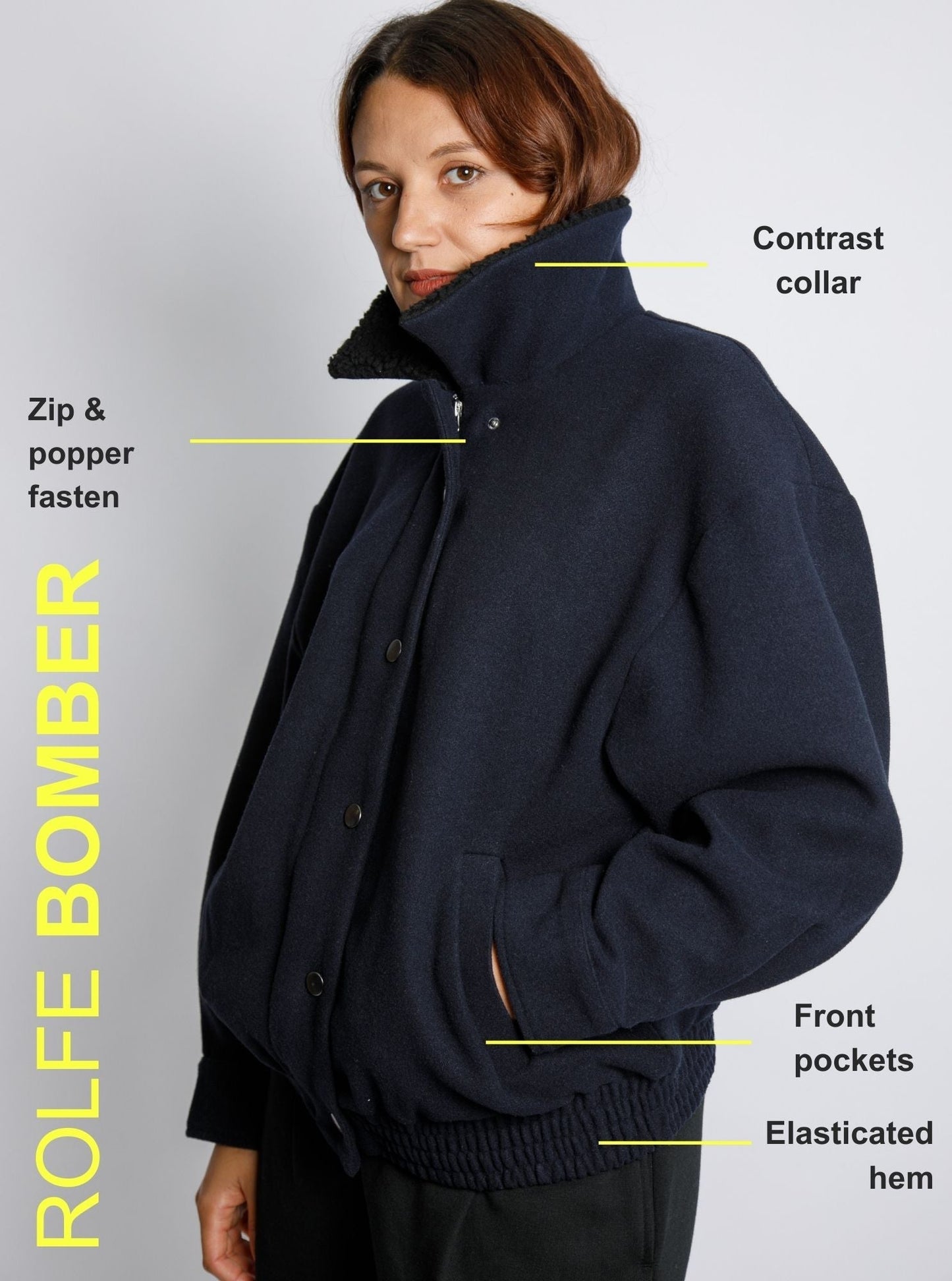 Training - Rolfe Bomber Jacket - Navy